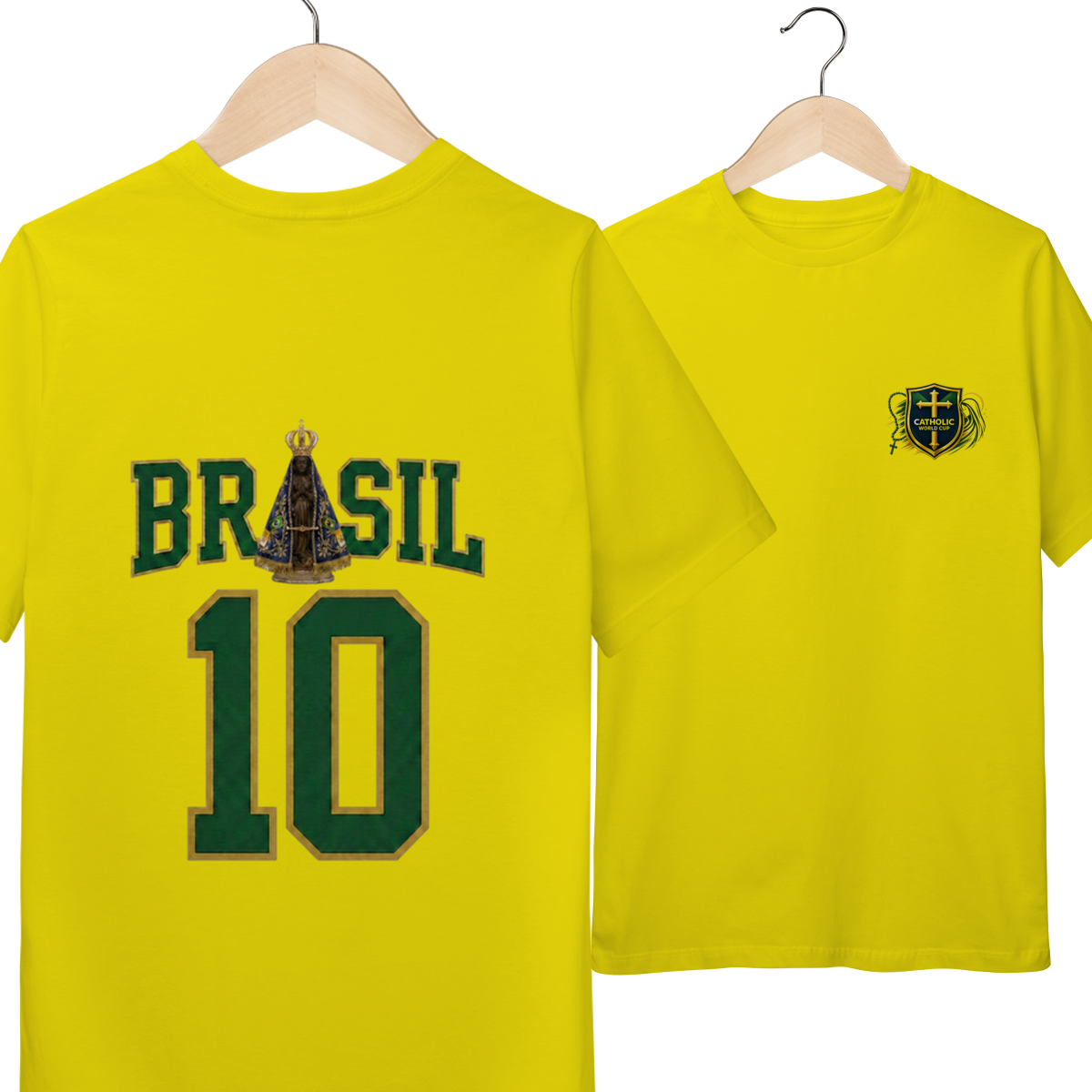 Brasil de Fé | Camisa 10 | Quality Infantil (10 A 14) – Coleção 2026