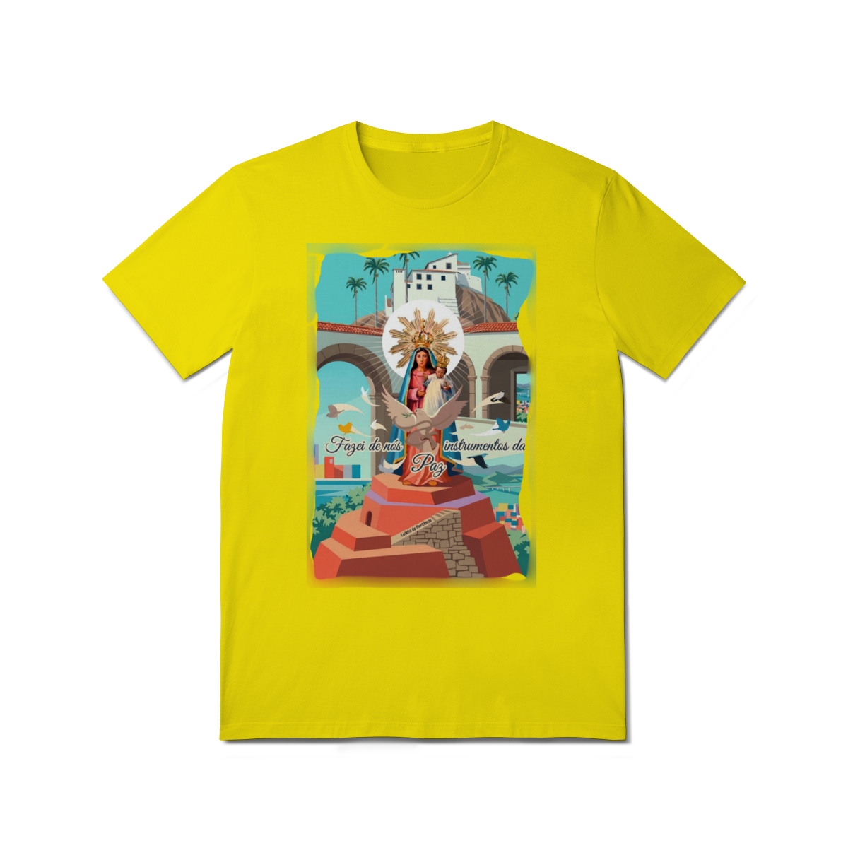 Camiseta Convento da Penha | Pray Style (estampa na frente)