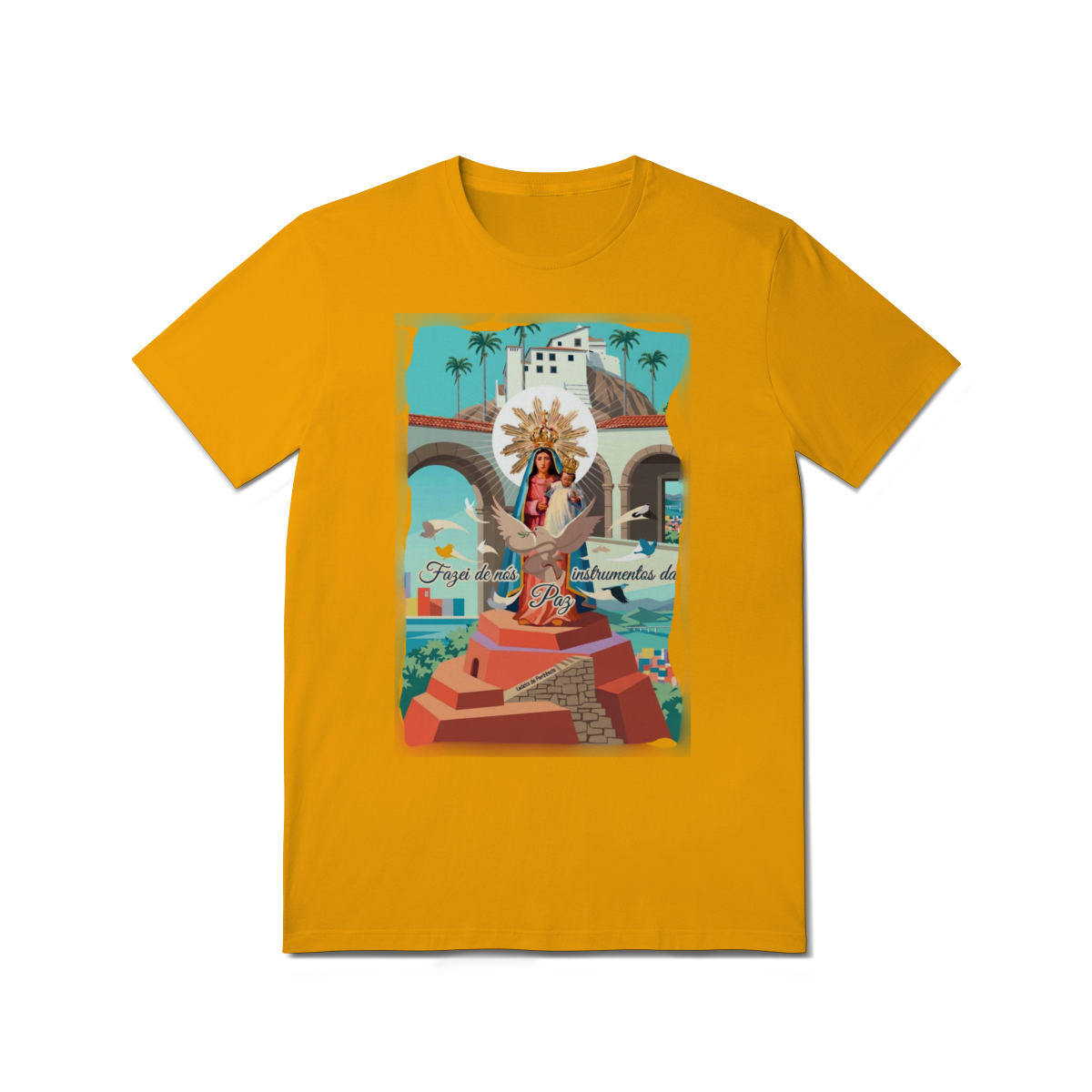 Camiseta Convento da Penha | Pray Style (estampa na frente)