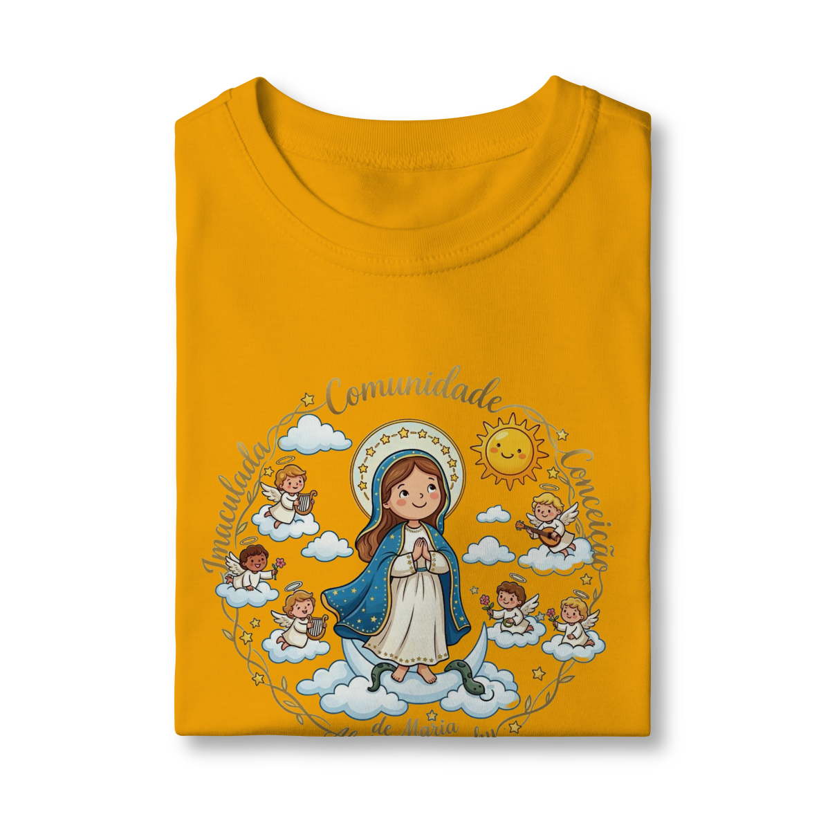 Camisa infantil Imaculadinha - Comunidade Imaculada Conceição de Maria