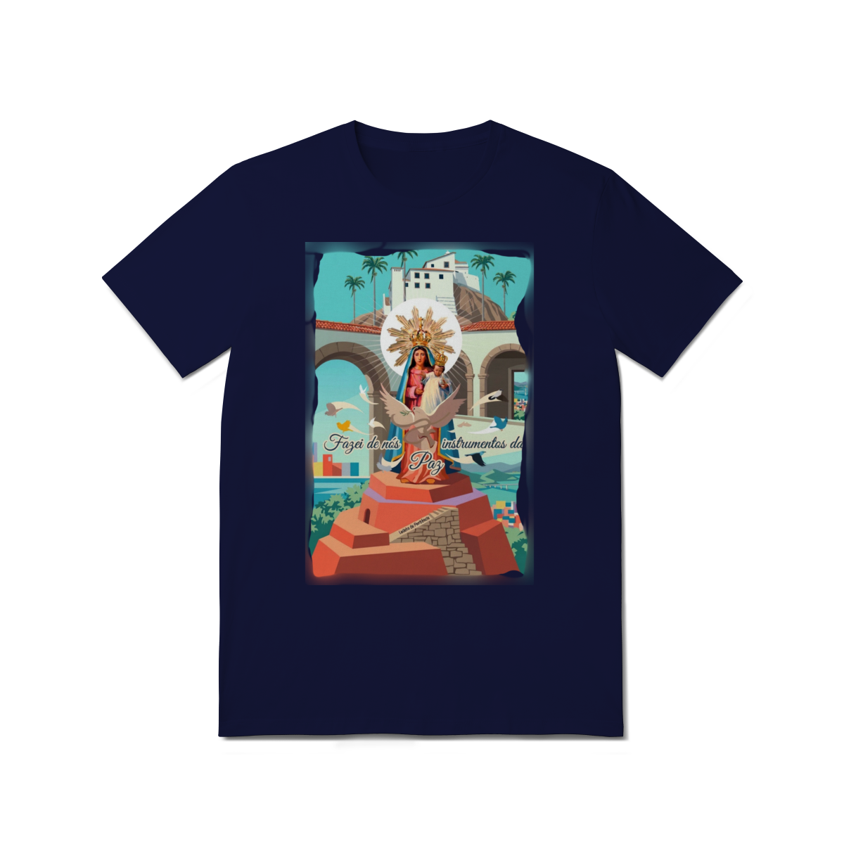 Camiseta Convento da Penha | Pray Style (estampa na frente)
