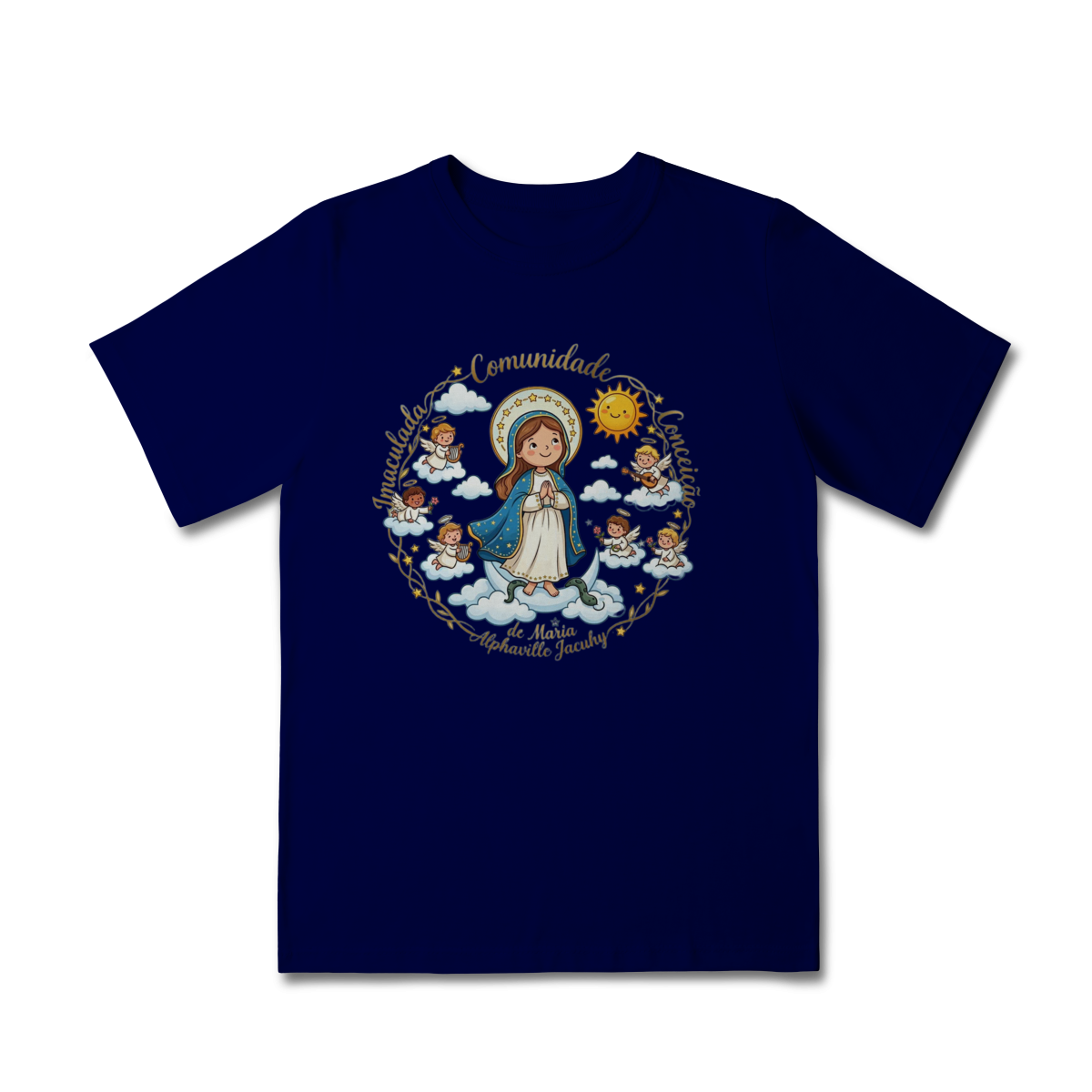 Camisa infantil Imaculadinha - Comunidade Imaculada Conceição de Maria