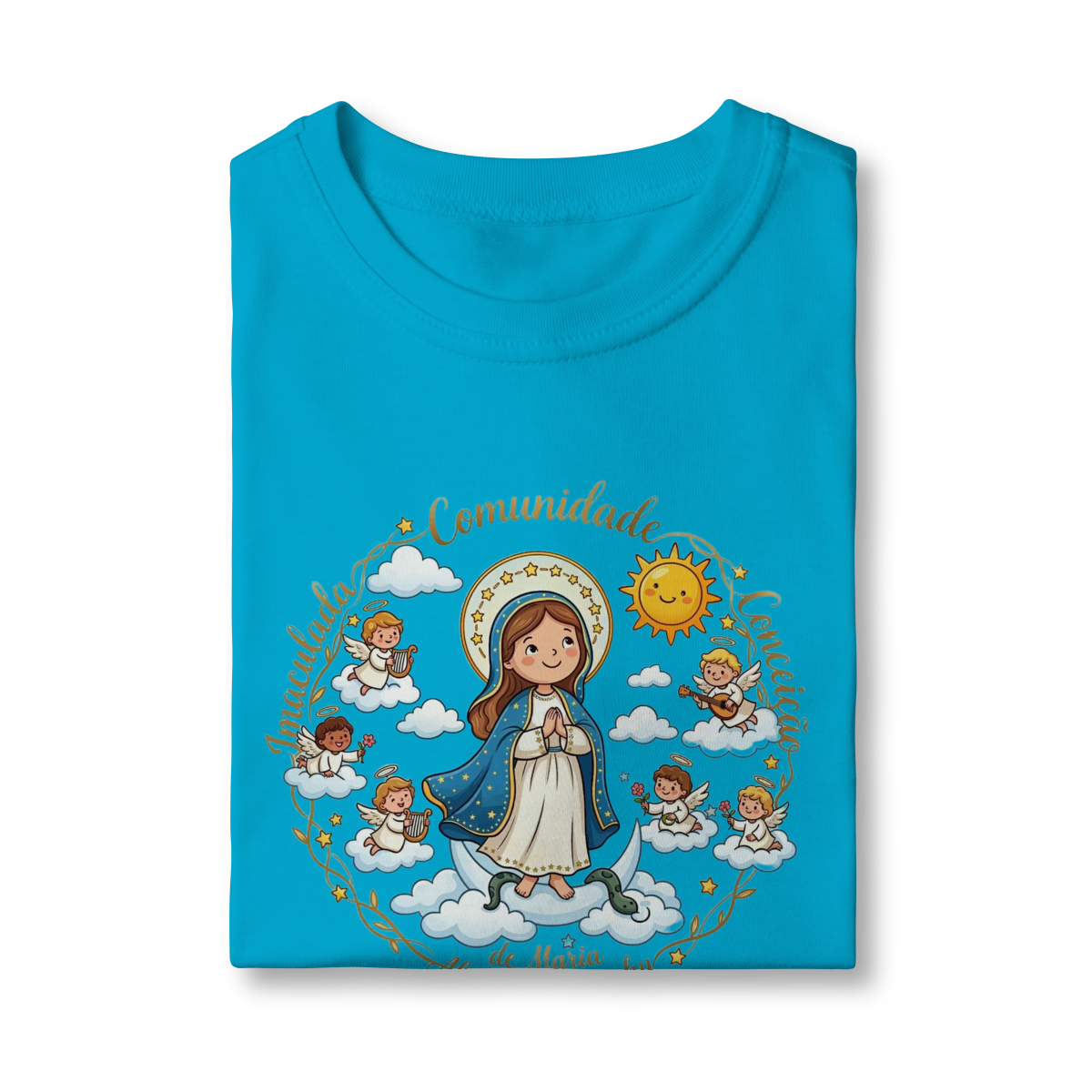 Camisa infantil Imaculadinha - Comunidade Imaculada Conceição de Maria