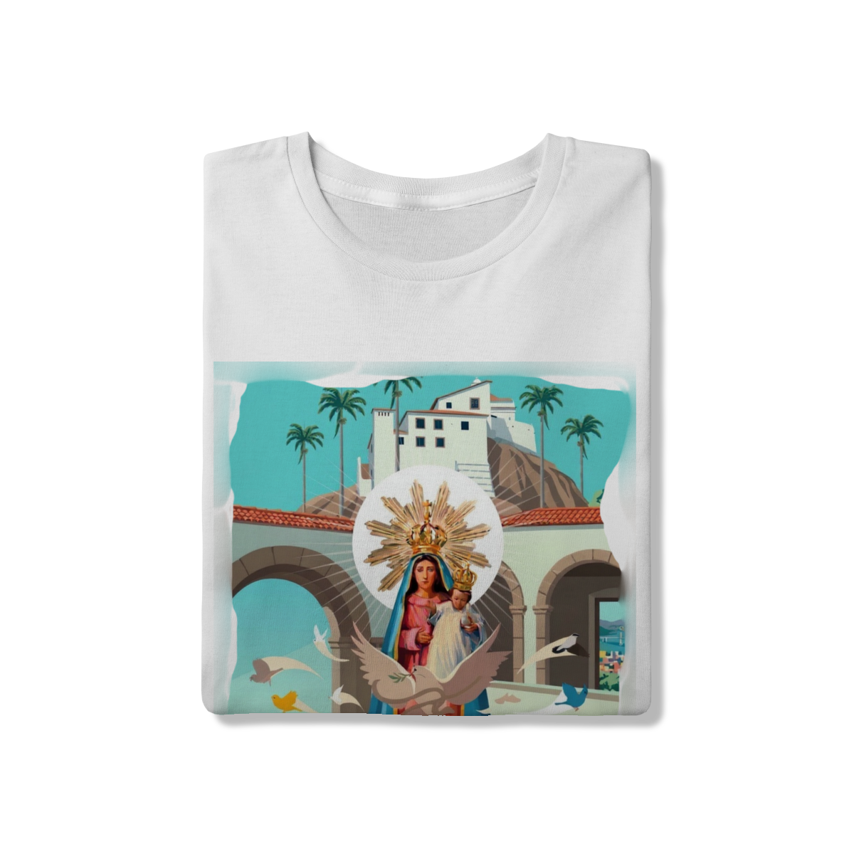 Camiseta Convento da Penha | Pray Style (estampa na frente)