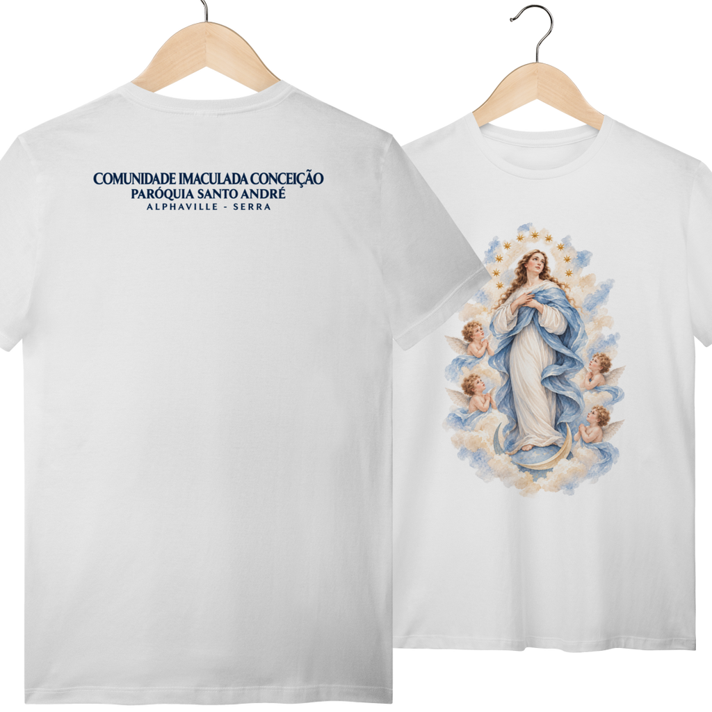 Camiseta Imaculada Conceição | Comunidade Alphaville | Pray Style - Quality
