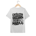 Camiseta Católico, Vascaíno e Filho de Maria | Pray Style | Quality Infantil