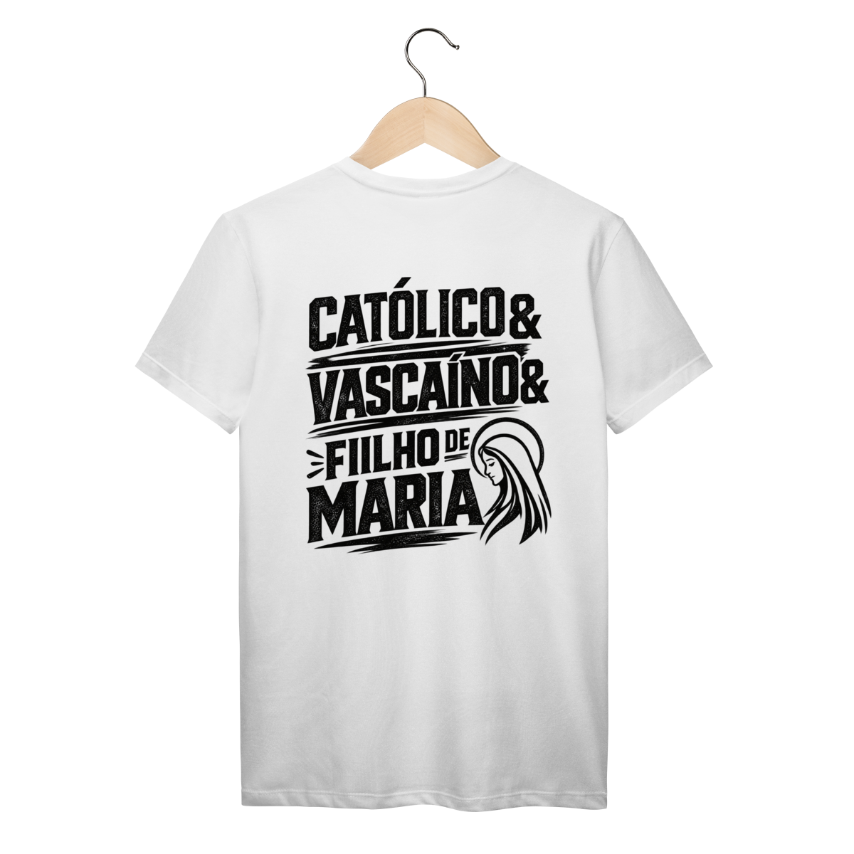 Camiseta Católico, Vascaíno e Filho de Maria | Pray Style | Prime