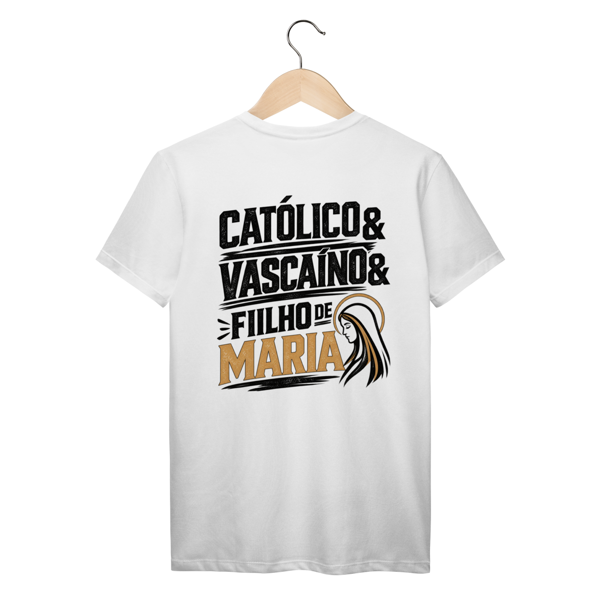 Camiseta Católico, Vascaíno e Filho de Maria | Prime | Pray Style