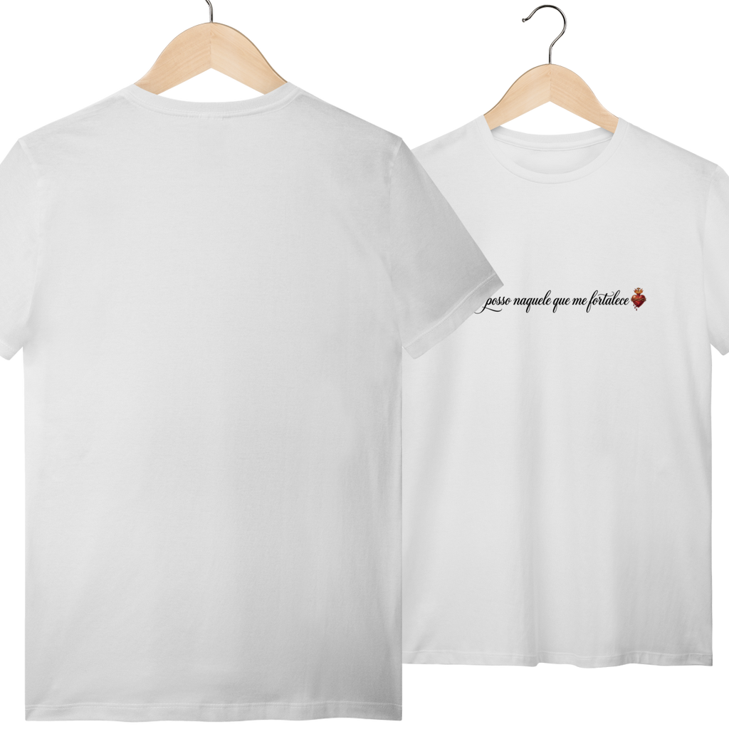 "Camiseta Católica Filipenses 4:13 – Tudo Posso Naquele que Me Fortalece | Pray Style".