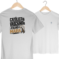 Camiseta Infantil Católico, Vascaíno e Filho de Maria | Pray Style