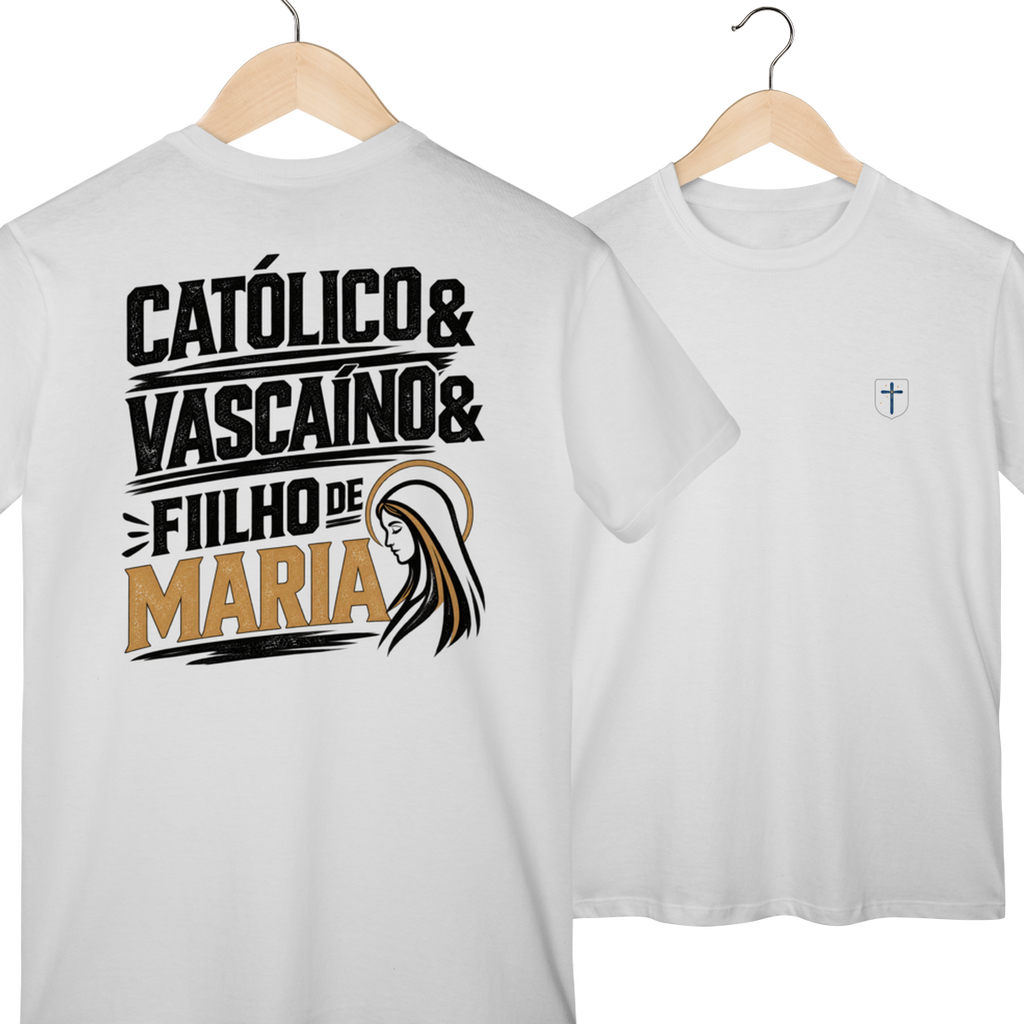 Camiseta Católico, Vascaíno e Filho de Maria | Pray Style