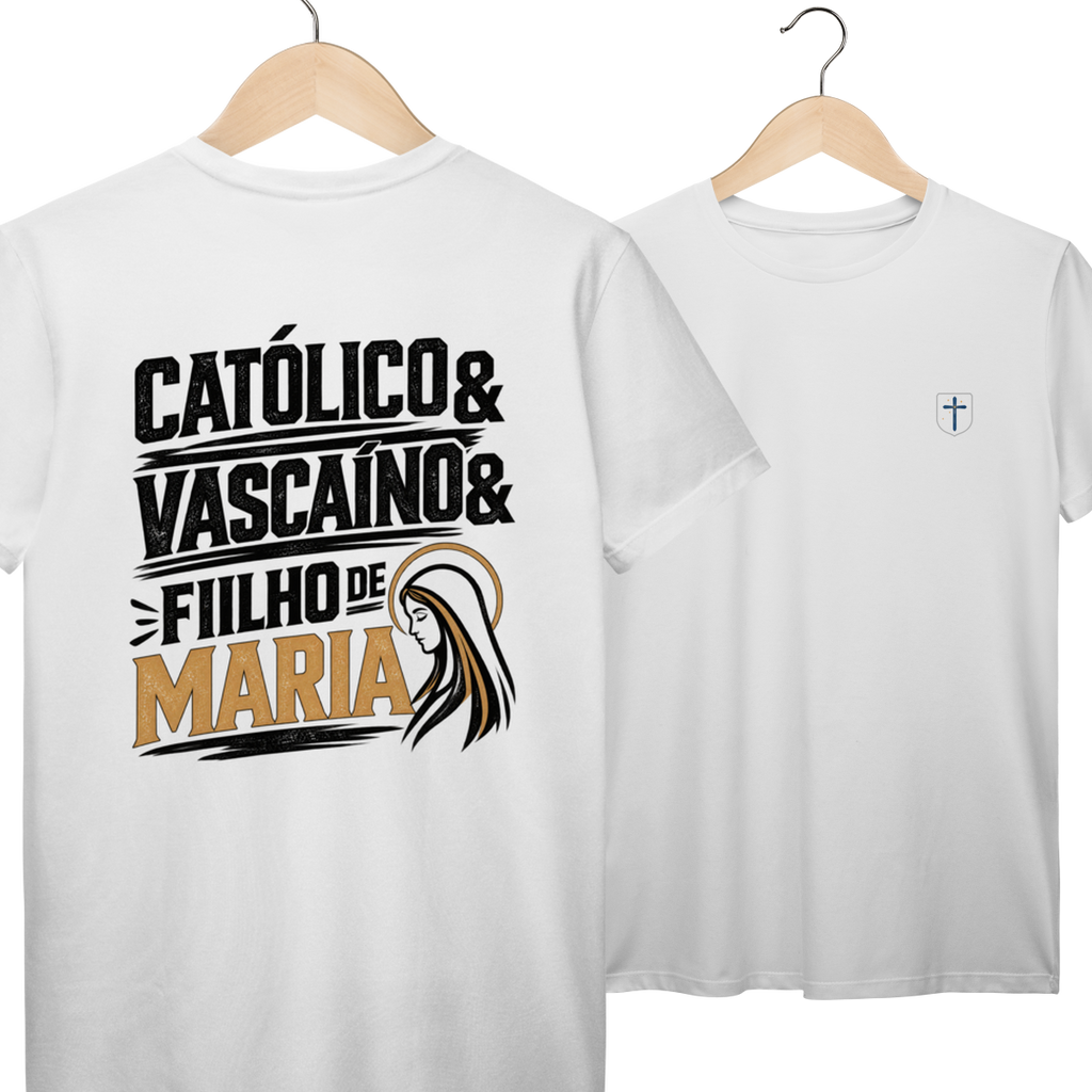 Camiseta Católico, Vascaíno e Filho de Maria | Prime | Pray Style