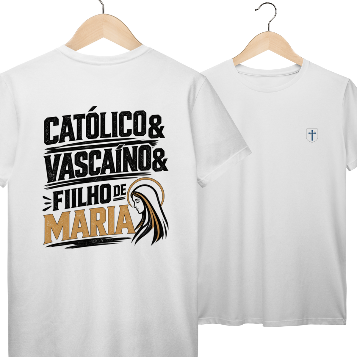 Camiseta Católico, Vascaíno e Filho de Maria | Prime | Pray Style