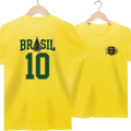 Brasil de Fé | Camisa 10 Adulto Estonada – Coleção 2026 - Pray Style