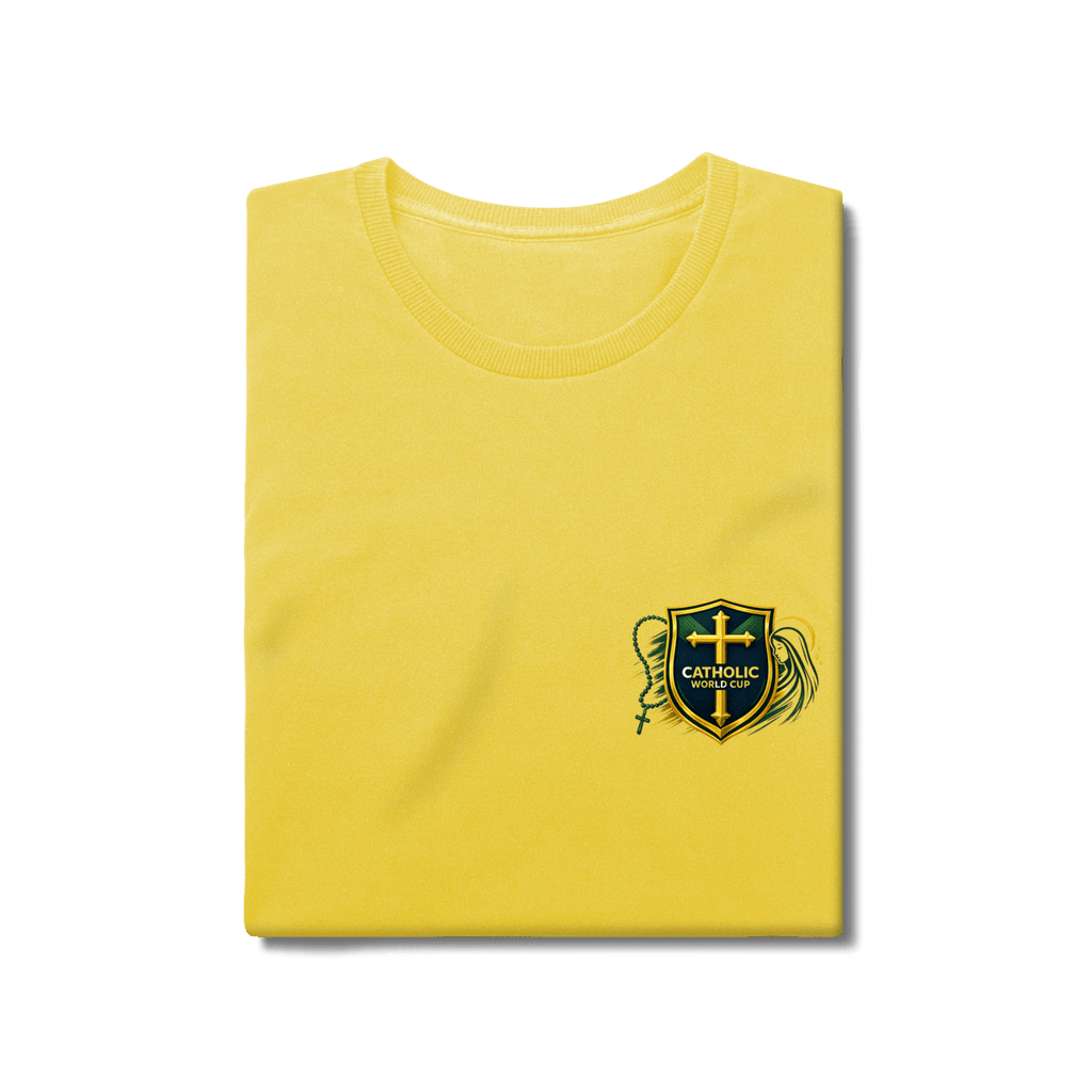 Brasil de Fé | Camisa 10 Adulto Estonada – Coleção 2026 - Pray Style