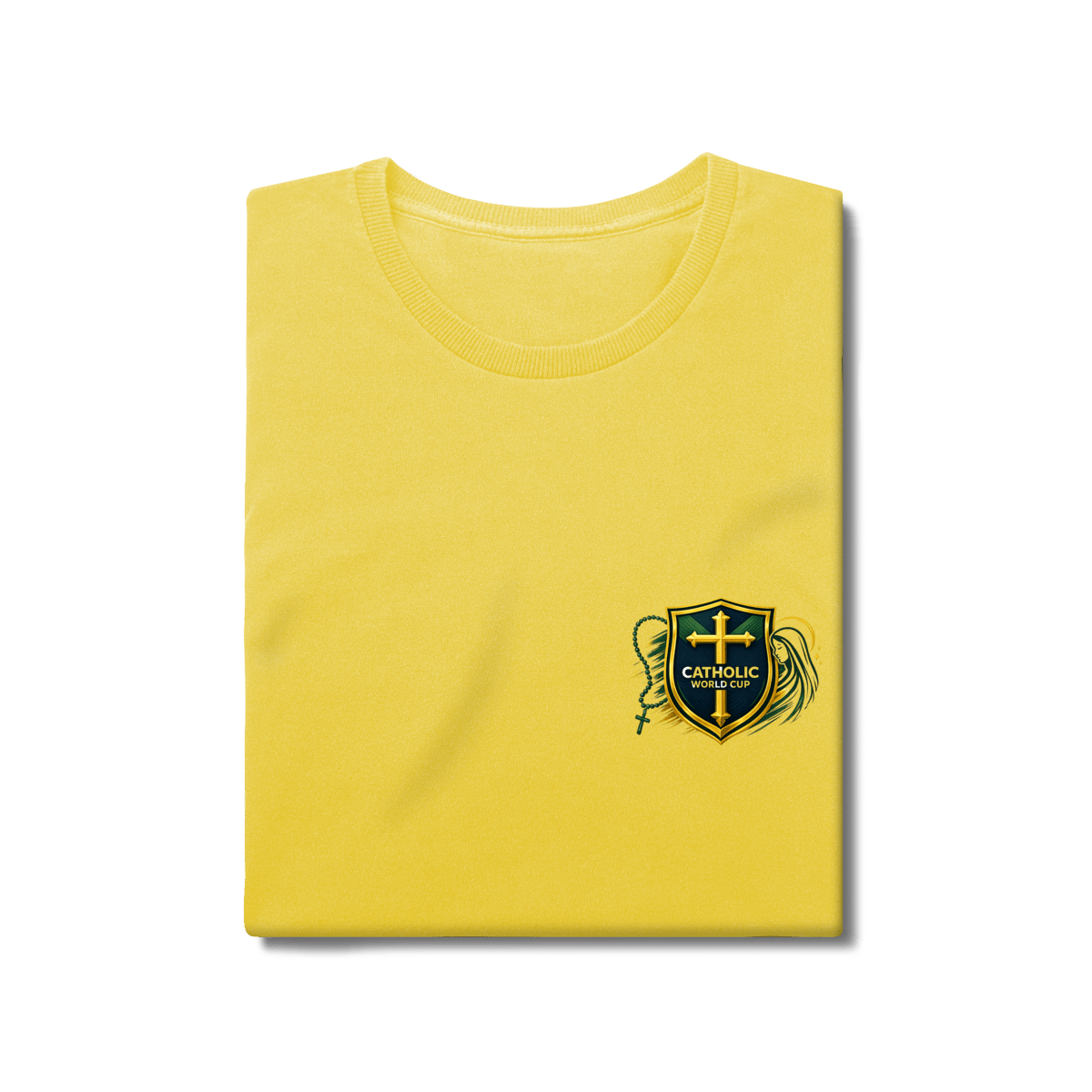 Brasil de Fé | Camisa 10 Adulto Estonada – Coleção 2026 - Pray Style