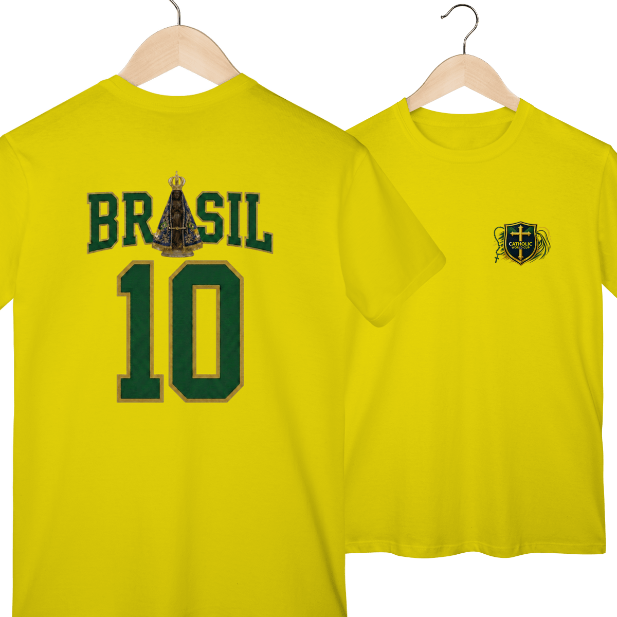 Brasil de Fé | Camisa 10 Classic Adulto – Coleção 2026 - Pray Style