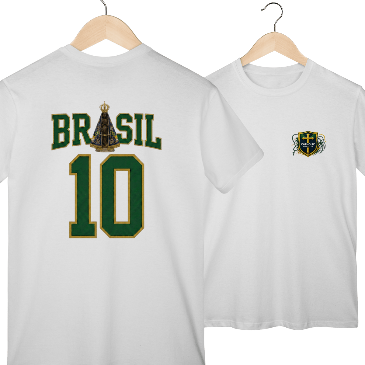 Brasil de Fé | Camisa 10 Classic Adulto – Coleção 2026 - Pray Style