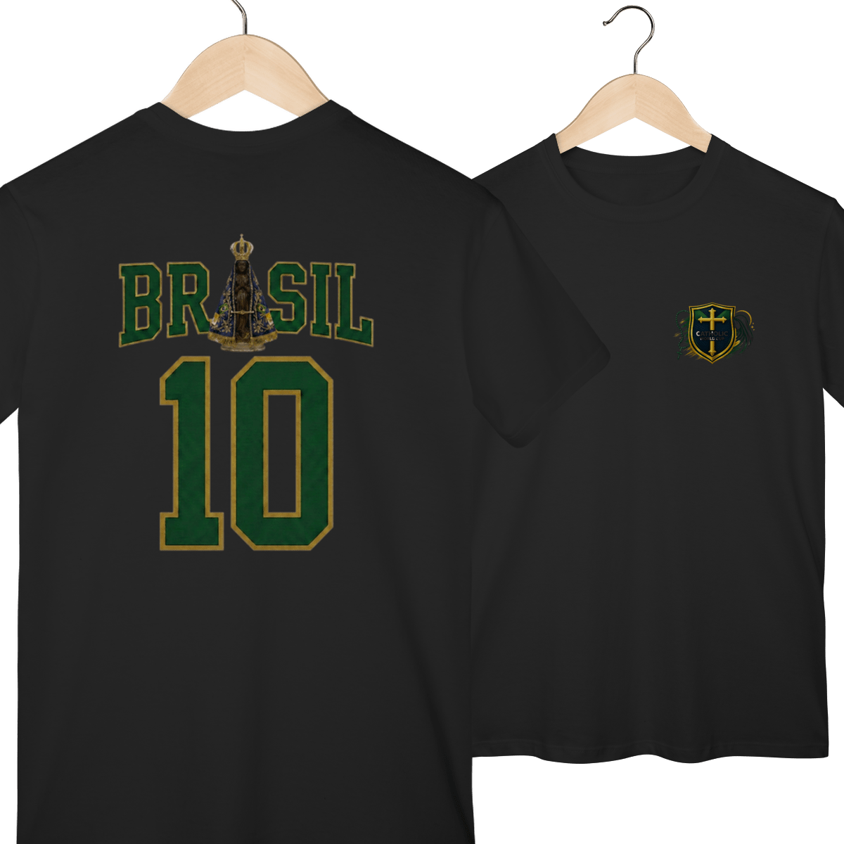 Brasil de Fé | Camisa 10 Classic Adulto – Coleção 2026 - Pray Style