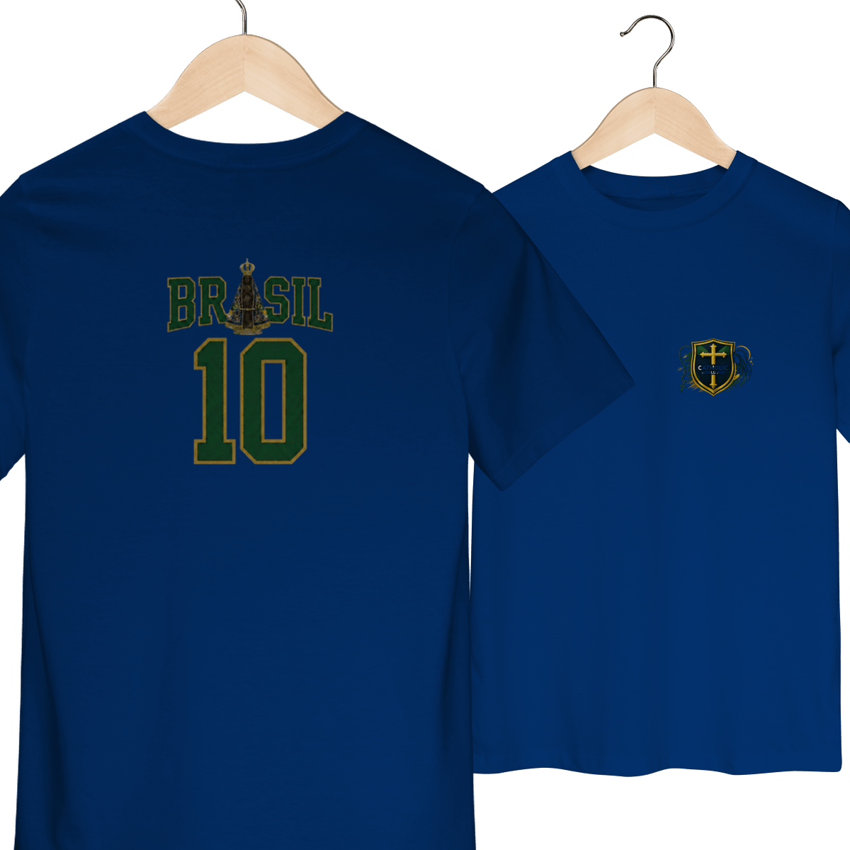 Brasil de Fé | Camisa 10 | Infantil Quality (2 a 8) – Coleção 2026 - Pray Style