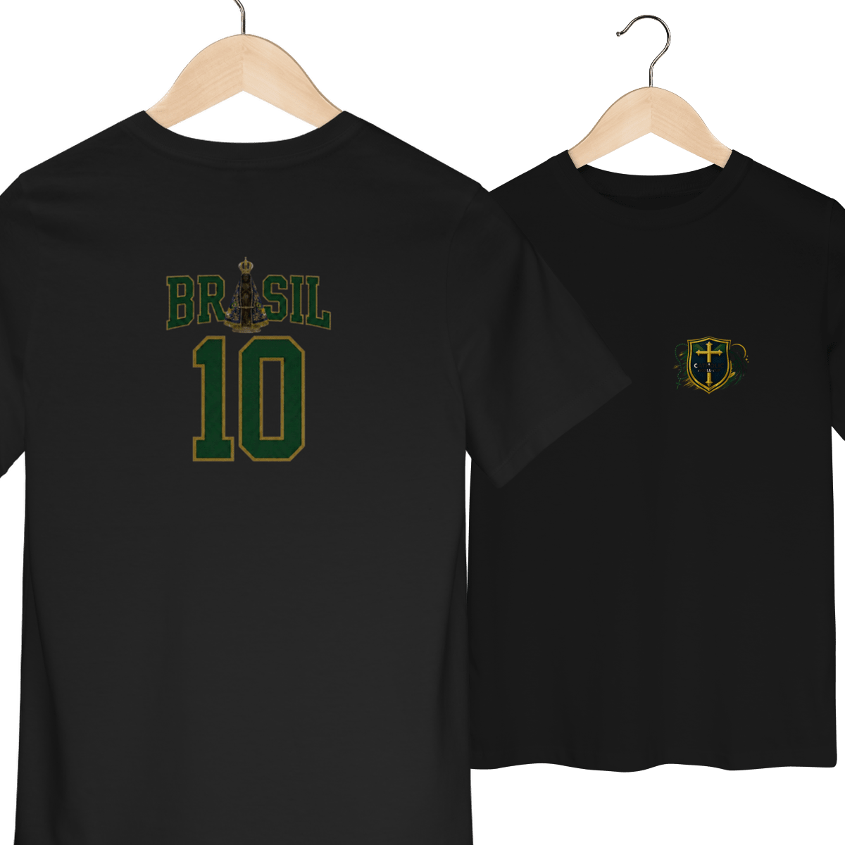 Brasil de Fé | Camisa 10 | Infantil Quality (2 a 8) – Coleção 2026 - Pray Style