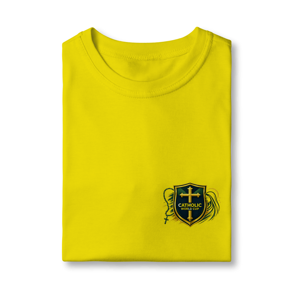 Brasil de Fé | Camisa 10 | Infantil Quality (2 a 8) – Coleção 2026 - Pray Style