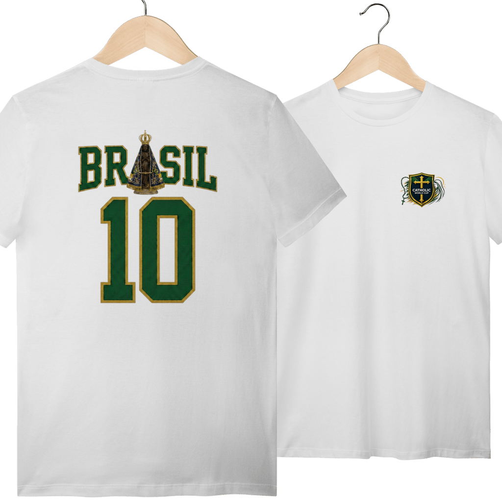 Brasil de Fé | Camisa 10 Quality Adulto – Coleção 2026 - Pray Style