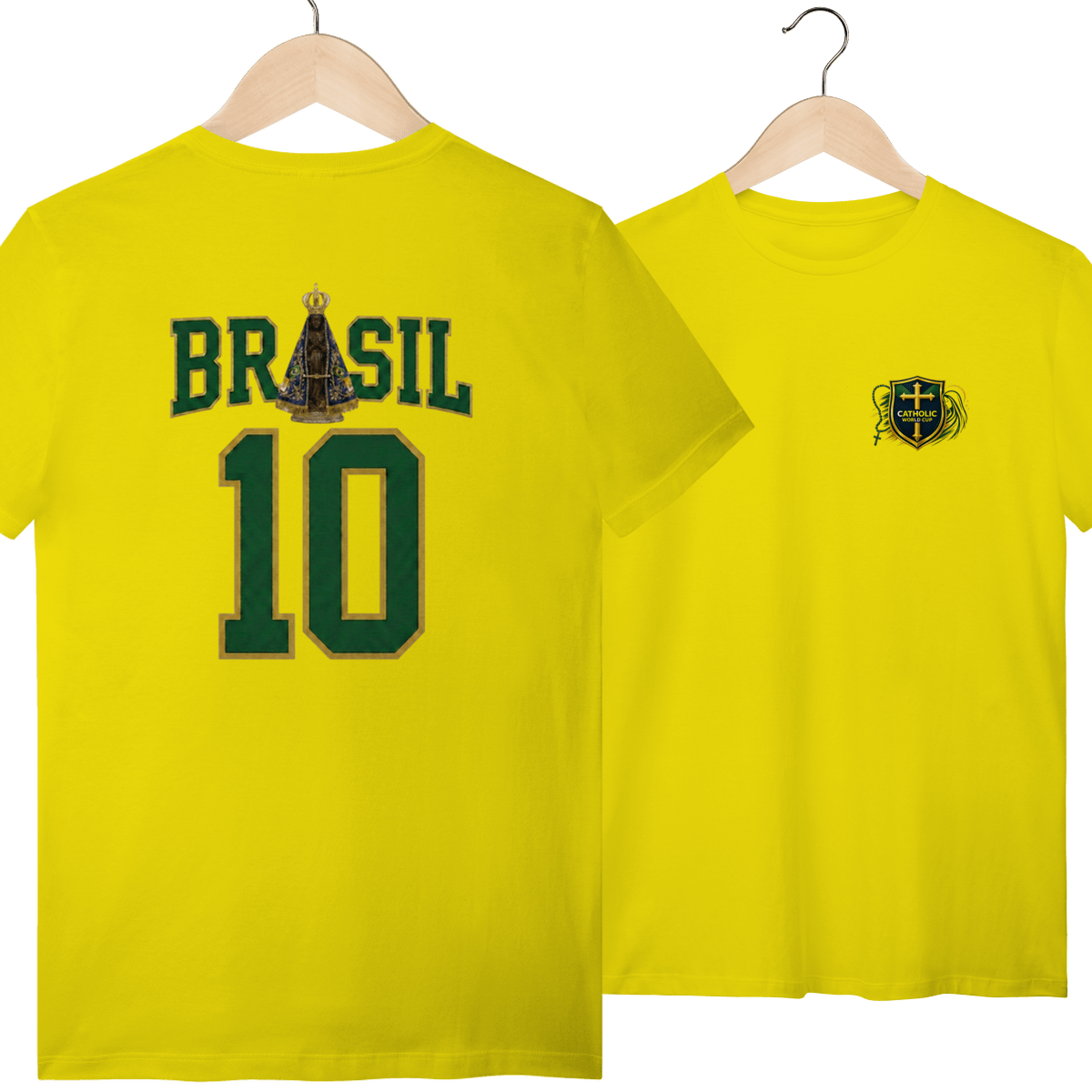 Brasil de Fé | Camisa 10 Quality Adulto – Coleção 2026 - Pray Style