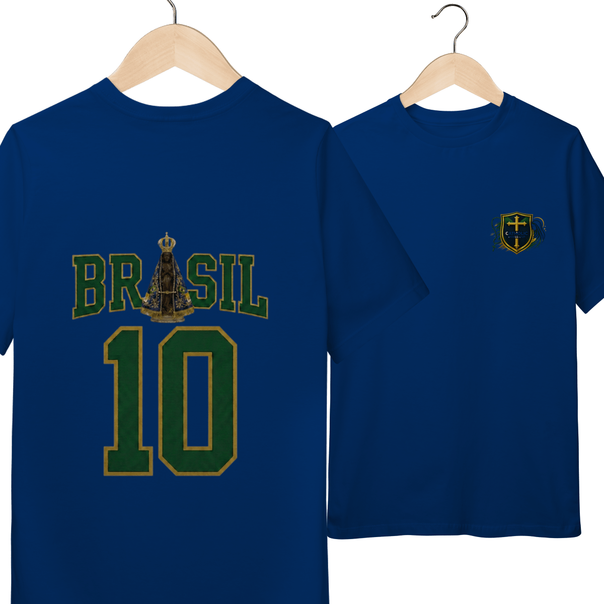 Brasil de Fé | Camisa 10 | Quality Infantil (10 A 14) – Coleção 2026 - Pray Style