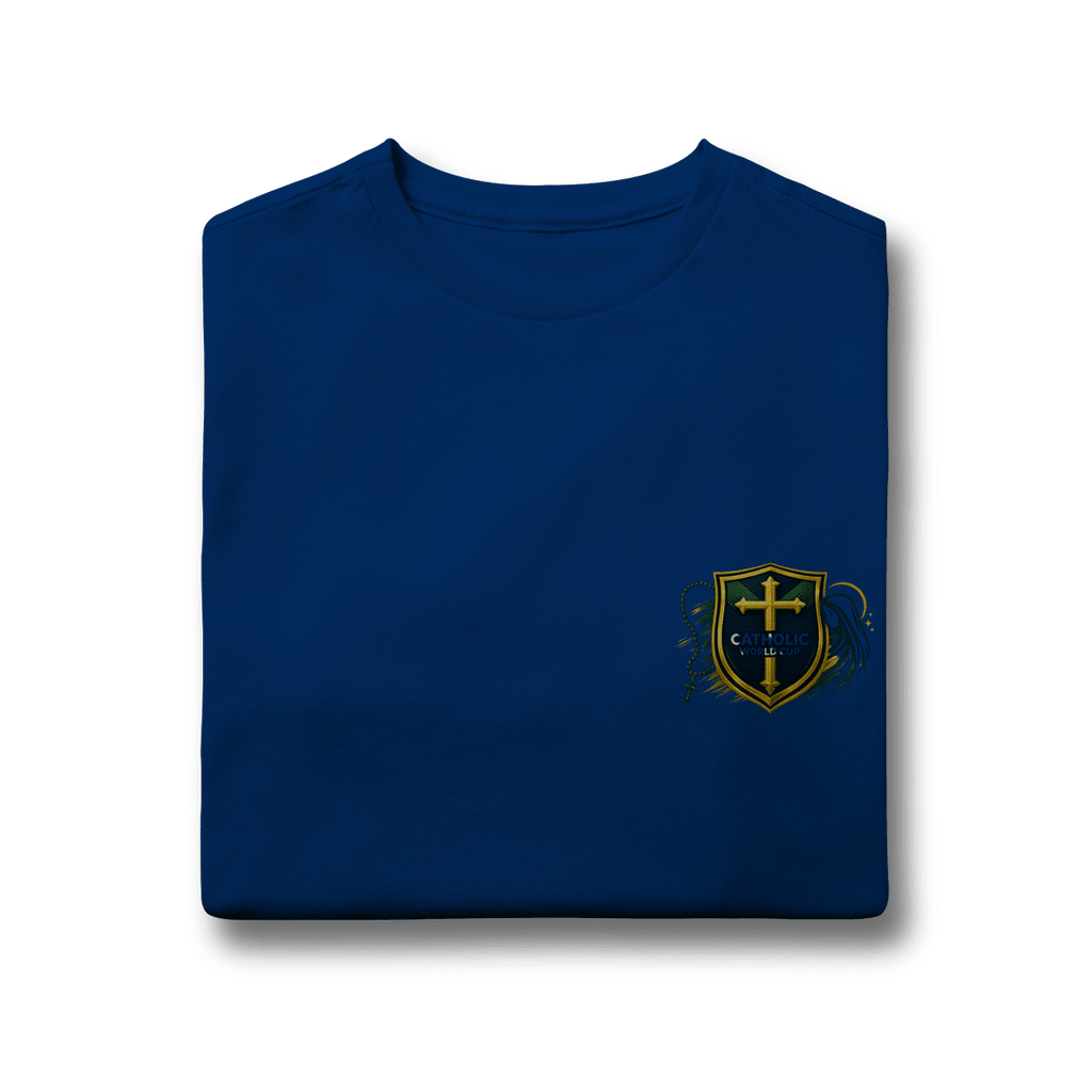 Brasil de Fé | Camisa 10 | Quality Infantil (10 A 14) – Coleção 2026 - Pray Style