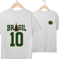 Brasil de Fé | Camisa 10 | Quality Infantil (10 A 14) – Coleção 2026 - Pray Style
