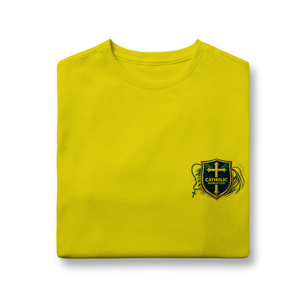 Brasil de Fé | Camisa 10 | Quality Infantil (10 A 14) – Coleção 2026 - Pray Style