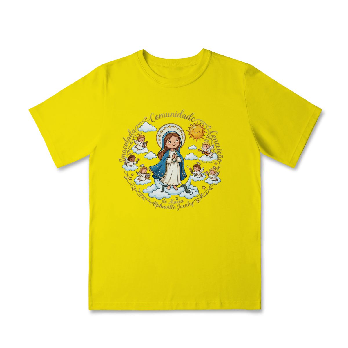 Camisa infantil Imaculadinha - Comunidade Imaculada Conceição de Maria - Pray Style