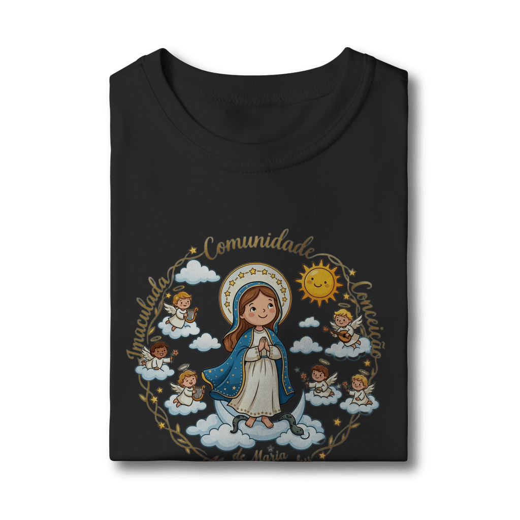 Camisa infantil Imaculadinha - Comunidade Imaculada Conceição de Maria - Pray Style
