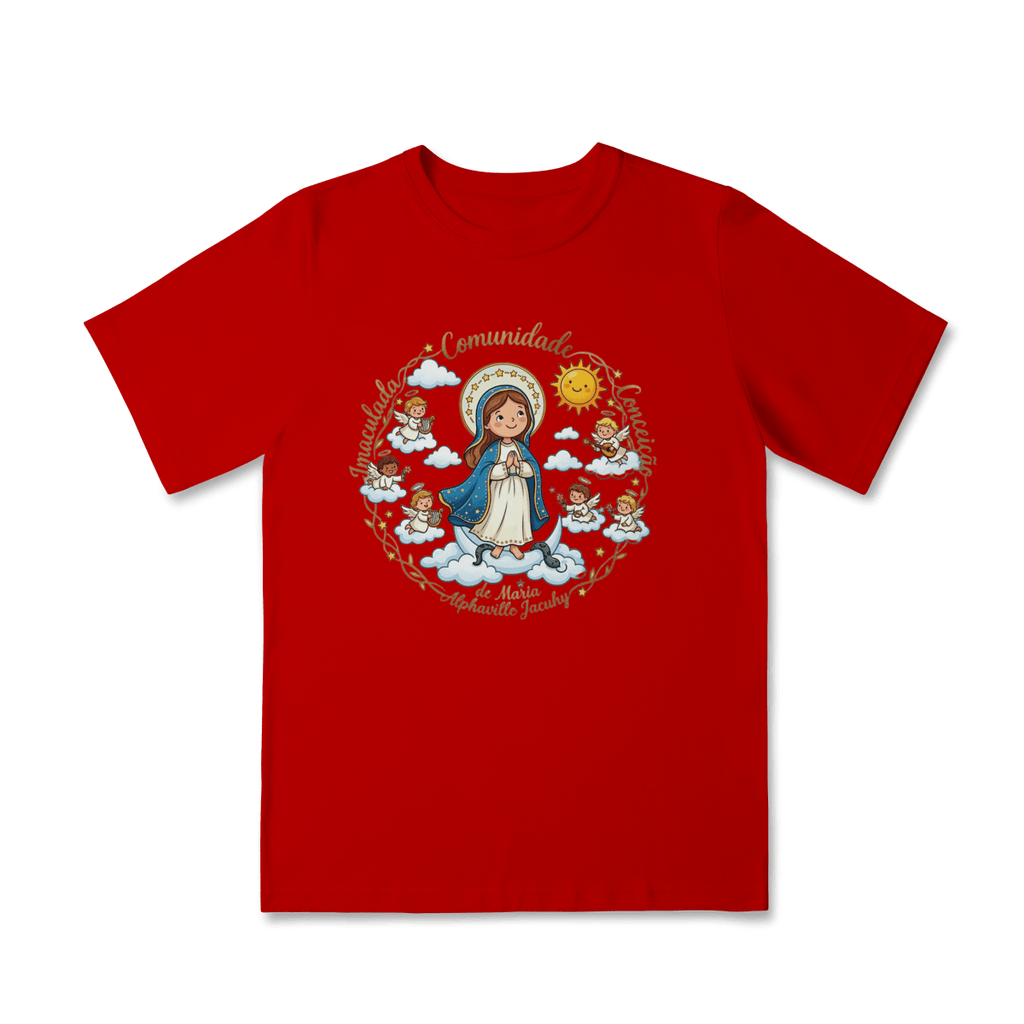 Camisa infantil Imaculadinha - Comunidade Imaculada Conceição de Maria - Pray Style