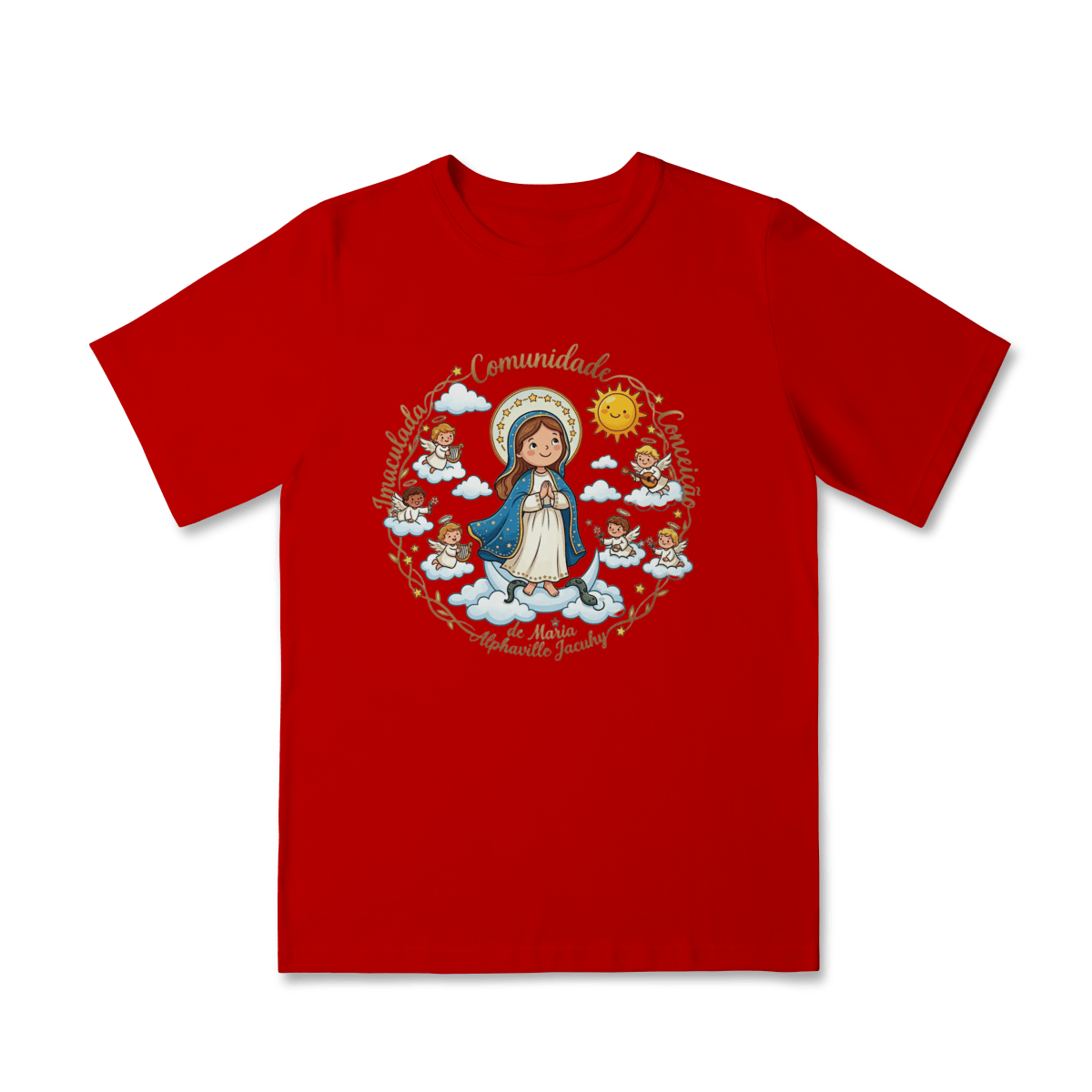 Camisa infantil Imaculadinha - Comunidade Imaculada Conceição de Maria - Pray Style