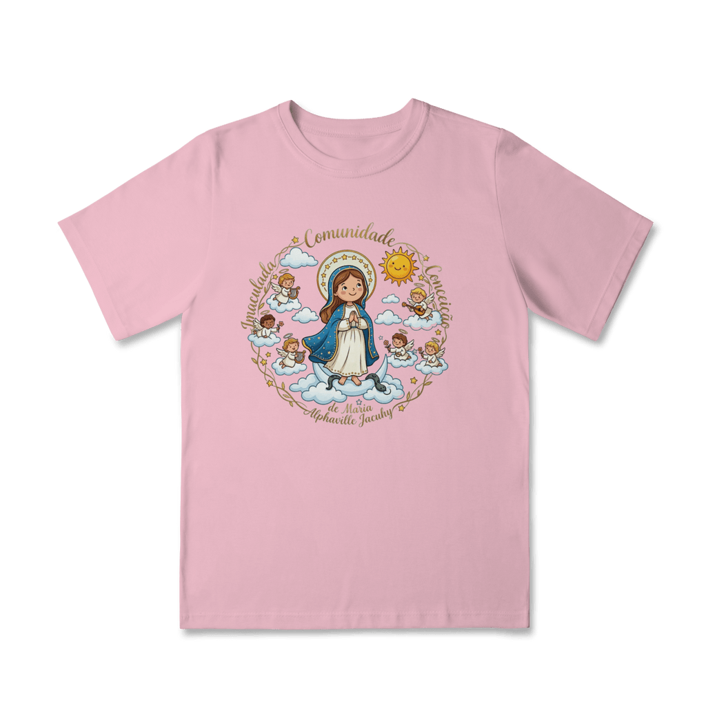 Camisa infantil Imaculadinha - Comunidade Imaculada Conceição de Maria - Pray Style
