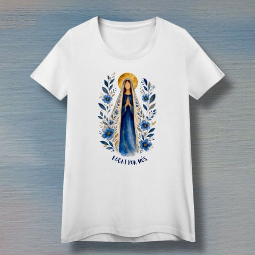 Camiseta Baby Long - Rogai por nós - Pray Style