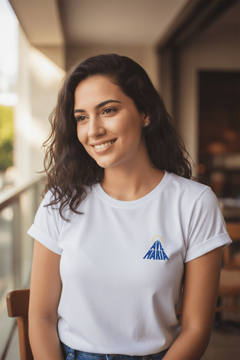 Camiseta Católica Ave Maria | Pray Style - Pray Style