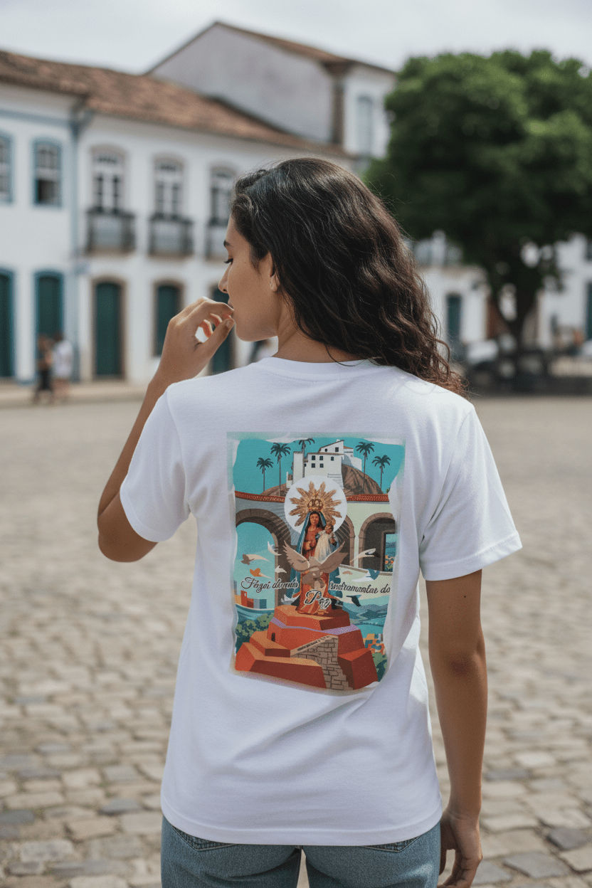 Camiseta Católica Nossa Senhora da Penha | Pray Style - Pray Style