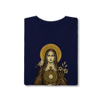 Camiseta Católica Santa Clara de Assis | Pray Style - Pray Style