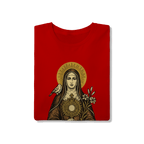 Camiseta Católica Santa Clara de Assis | Pray Style - Pray Style