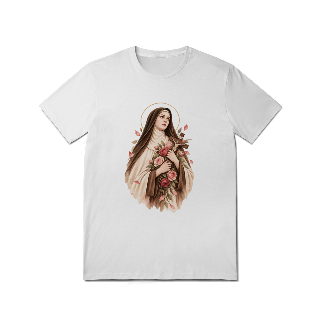 Camiseta Católica Santa Teresinha do Menino Jesus | Pray Style - Pray Style