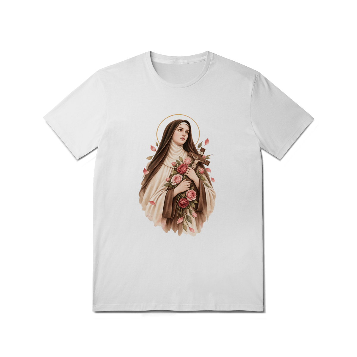 Camiseta Católica Santa Teresinha do Menino Jesus | Pray Style - Pray Style