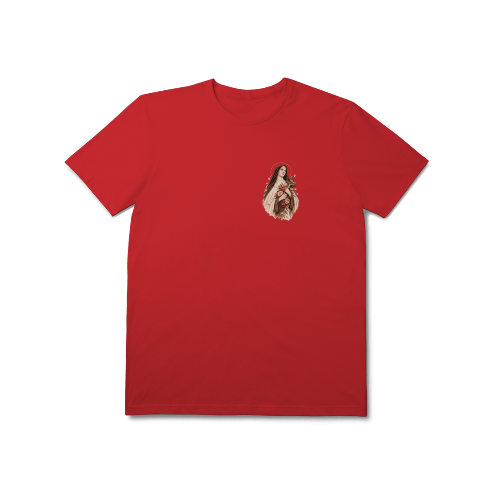 Camiseta Católica Santa Teresinha do Menino Jesus Prime | Estampa Minimalista - Pray Style