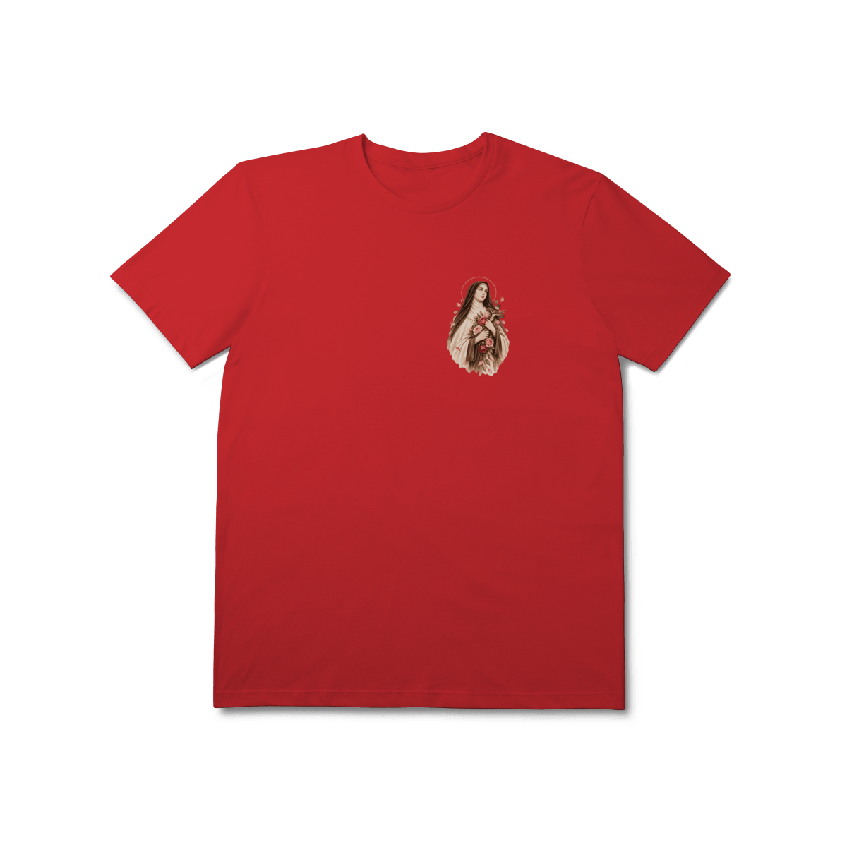 Camiseta Católica Santa Teresinha do Menino Jesus Prime | Estampa Minimalista - Pray Style