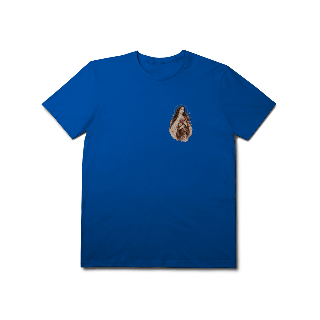 Camiseta Católica Santa Teresinha do Menino Jesus Prime | Estampa Minimalista - Pray Style