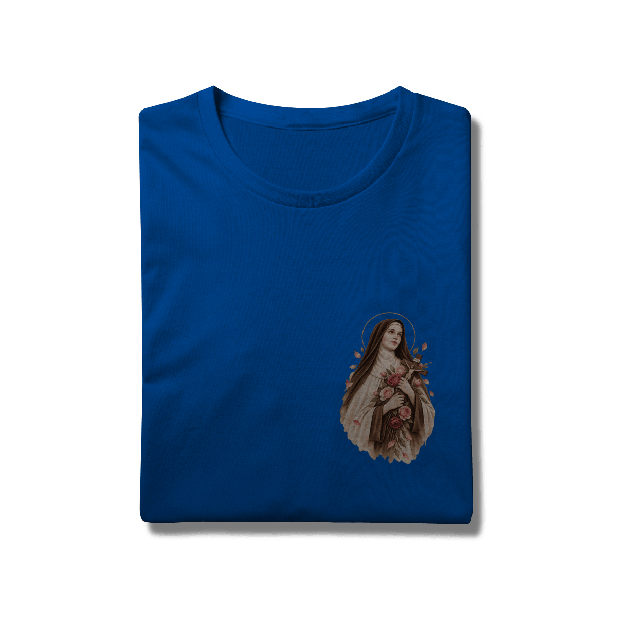 Camiseta Católica Santa Teresinha do Menino Jesus Prime | Estampa Minimalista - Pray Style