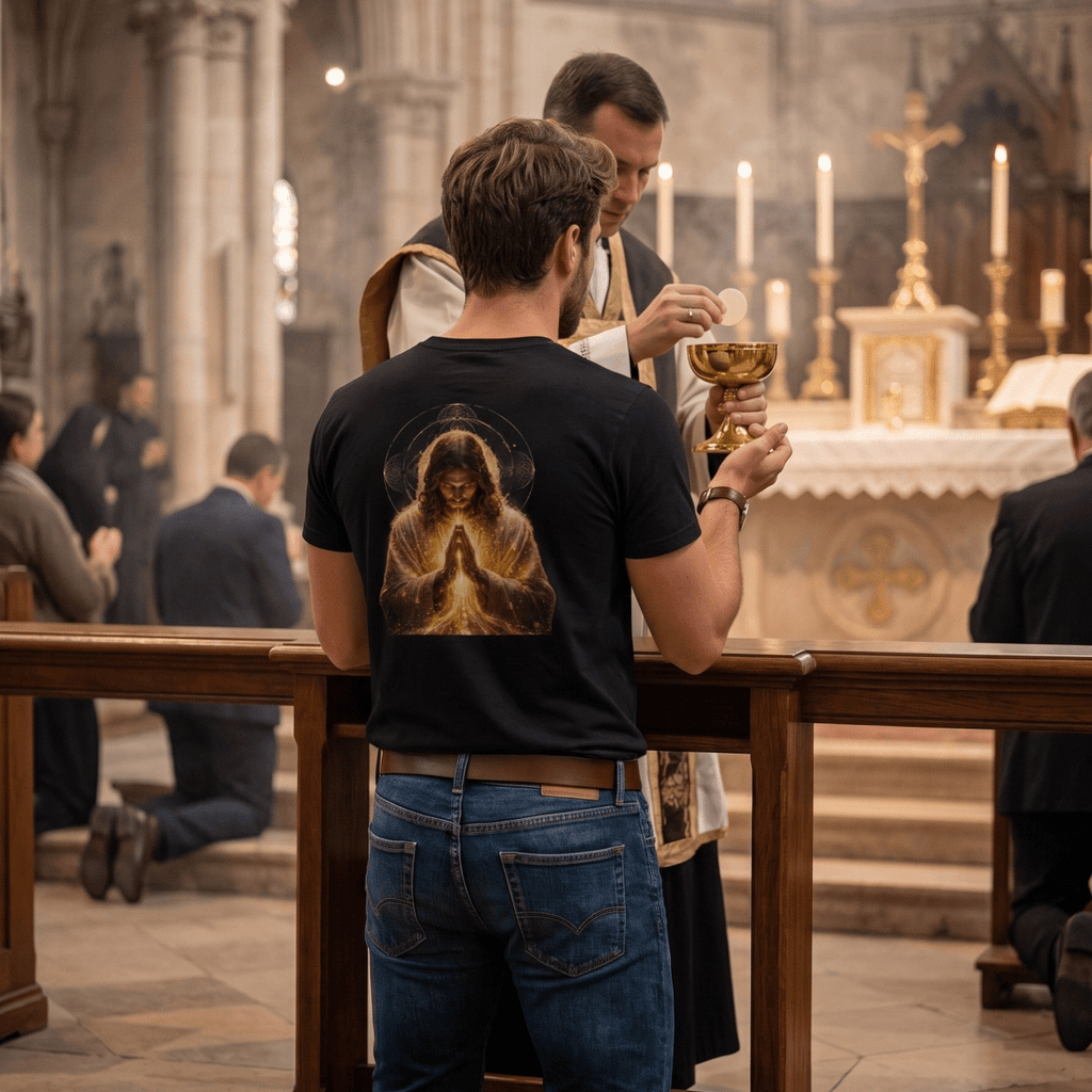 Camiseta Cristo Orante - Pray Style