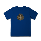 Camiseta Infantil Católica São Bento Dourada - Pray Style